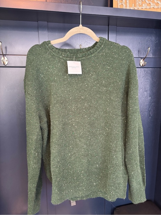 American Eagle Outfitters Other - American Eagle Outfitters Olive Green Speckled Crewneck Sweater
